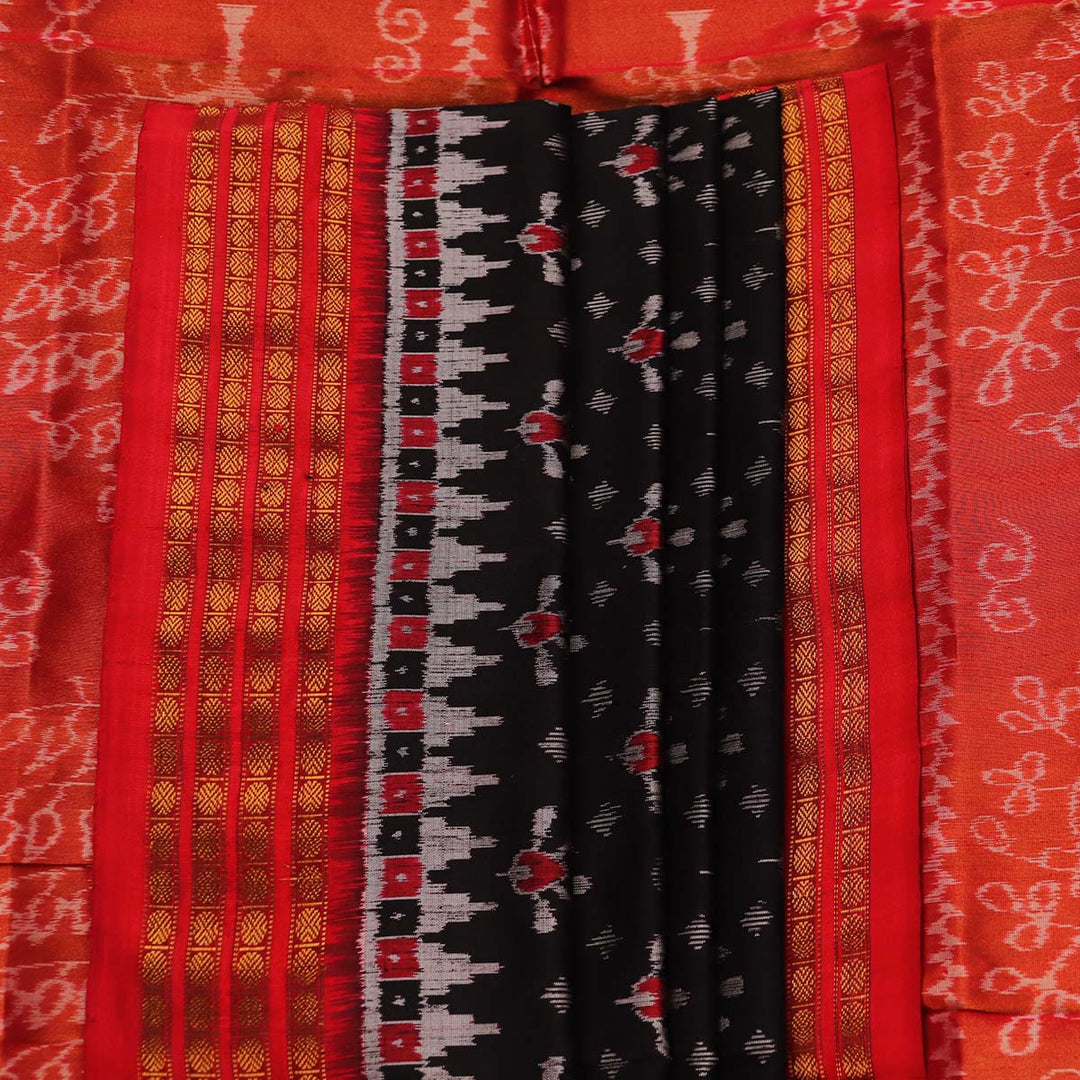 Sambalpuri Handloom Silk Saree - Luxurious Pata