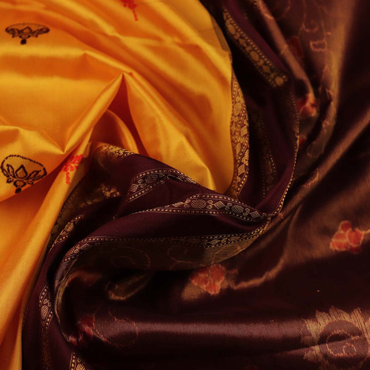 Handloom Sambalpuri Tissue Silk Saree