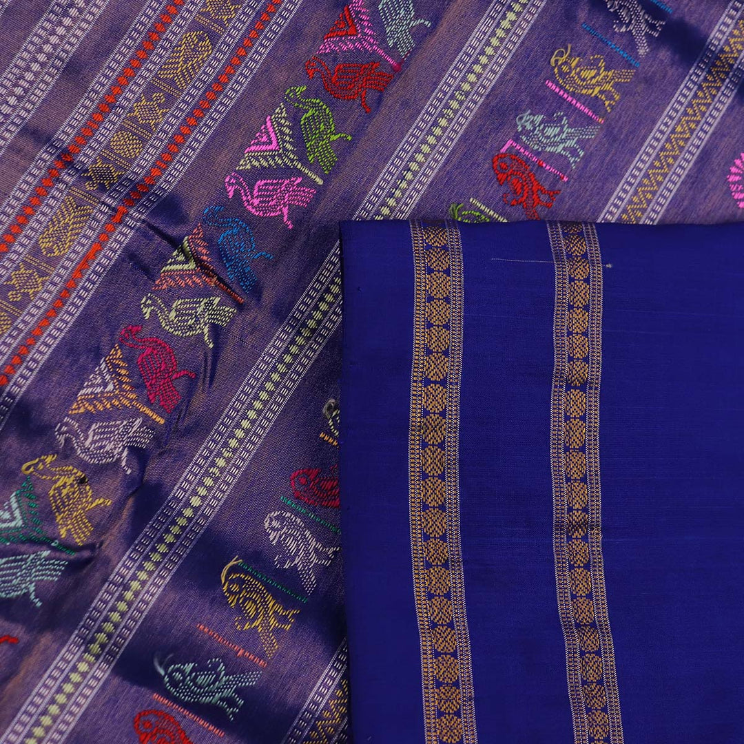 Handloom Sambalpuri Tissue Silk Saree