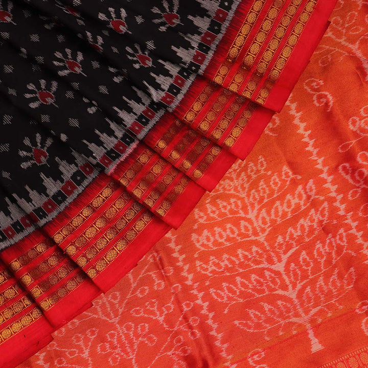 Sambalpuri Handloom Silk Saree - Luxurious Pata