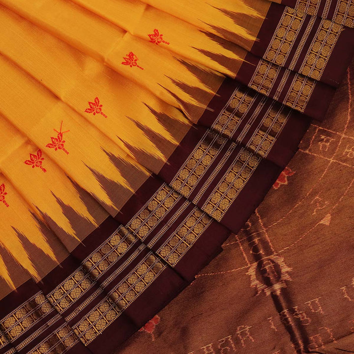 Handloom Sambalpuri Tissue Silk Saree