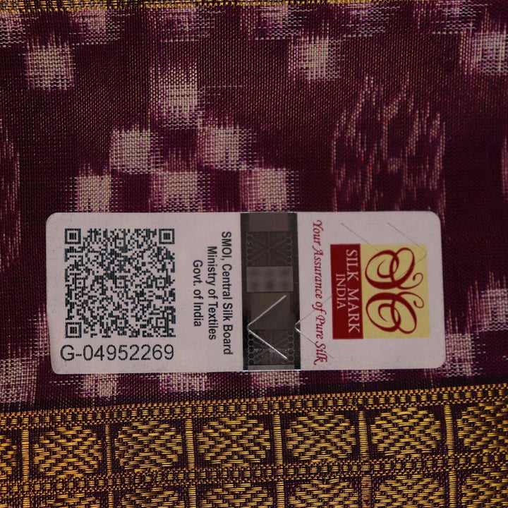 Handloom Sambalpuri Tissue Silk Saree