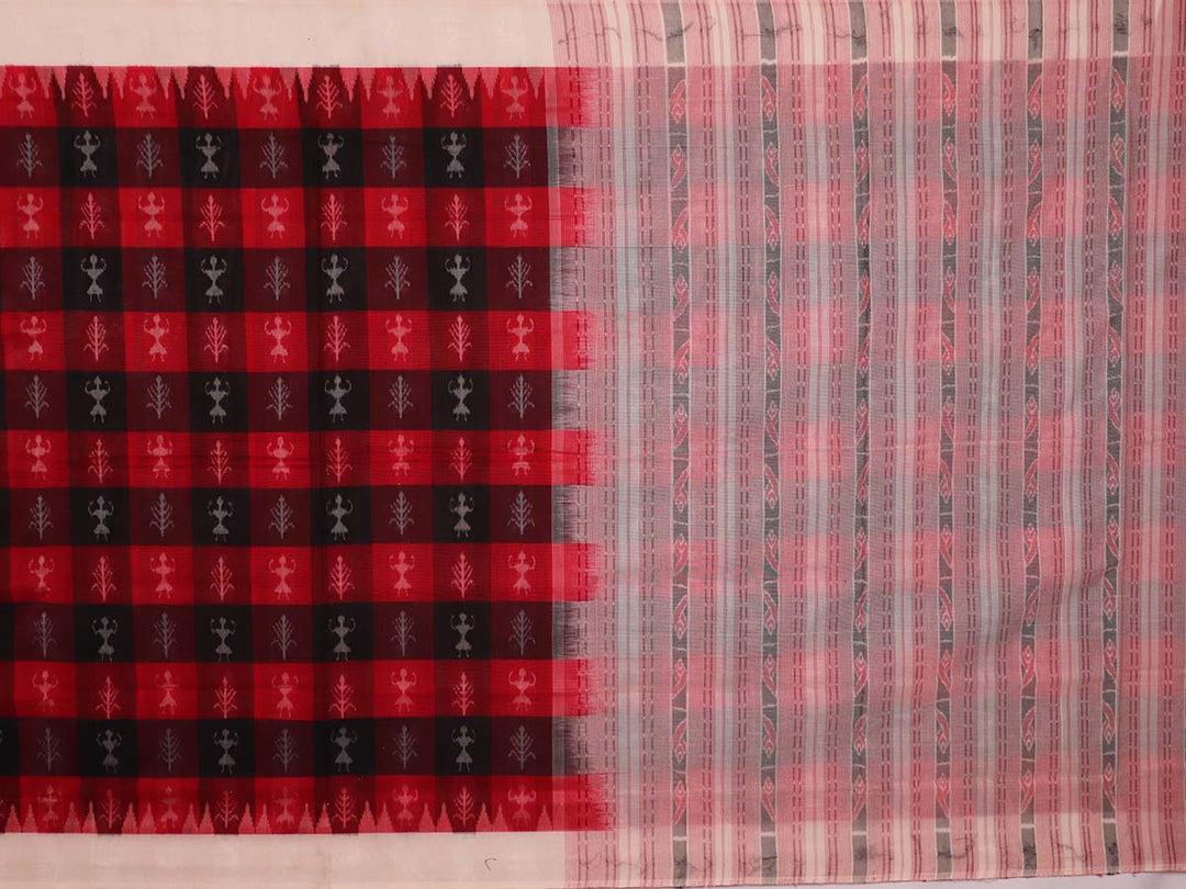 Handloom Sambalpuri Cotton Ikkat  Saree