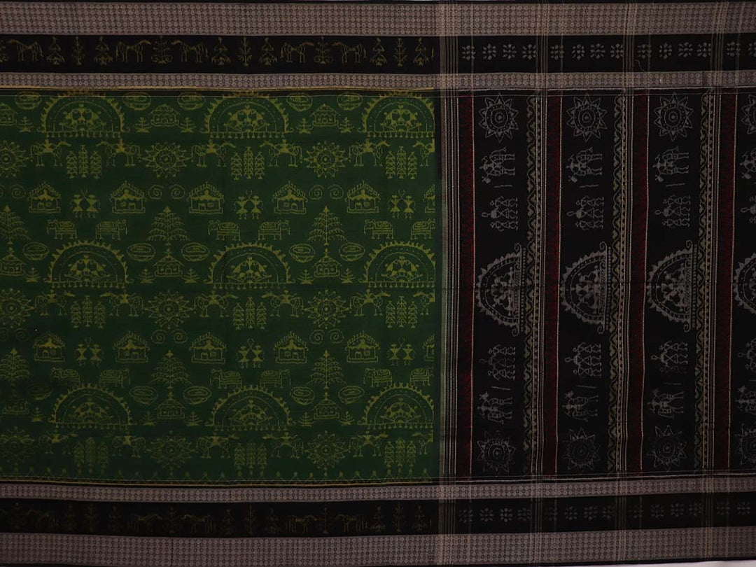 Handloom Sambalpuri Cotton Ikkat  Saree