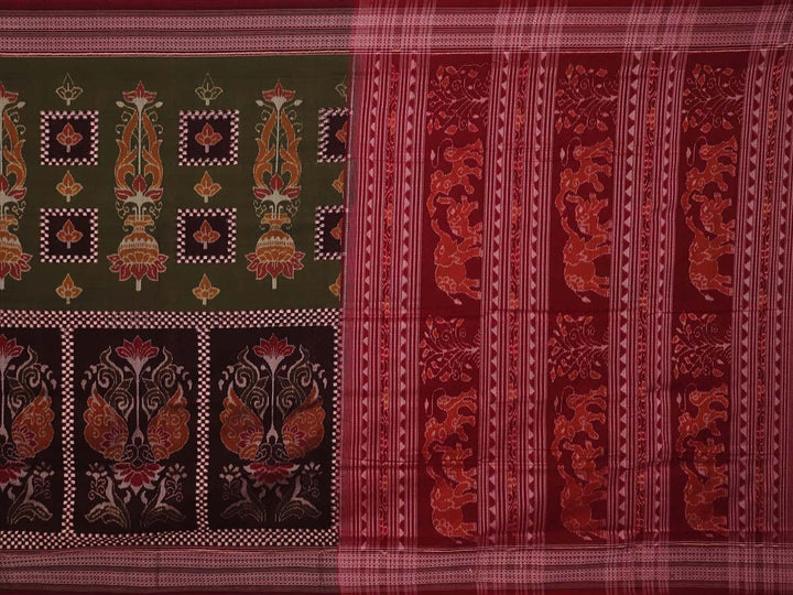 Handloom Sambalpuri Cotton Ikkat  Saree