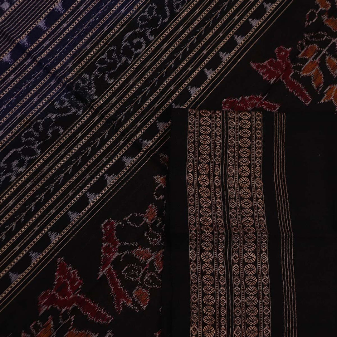 Handloom Sambalpuri Cotton Ikkat  Saree