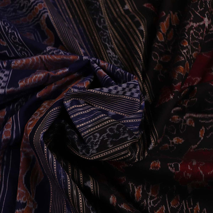 Handloom Sambalpuri Cotton Ikkat  Saree