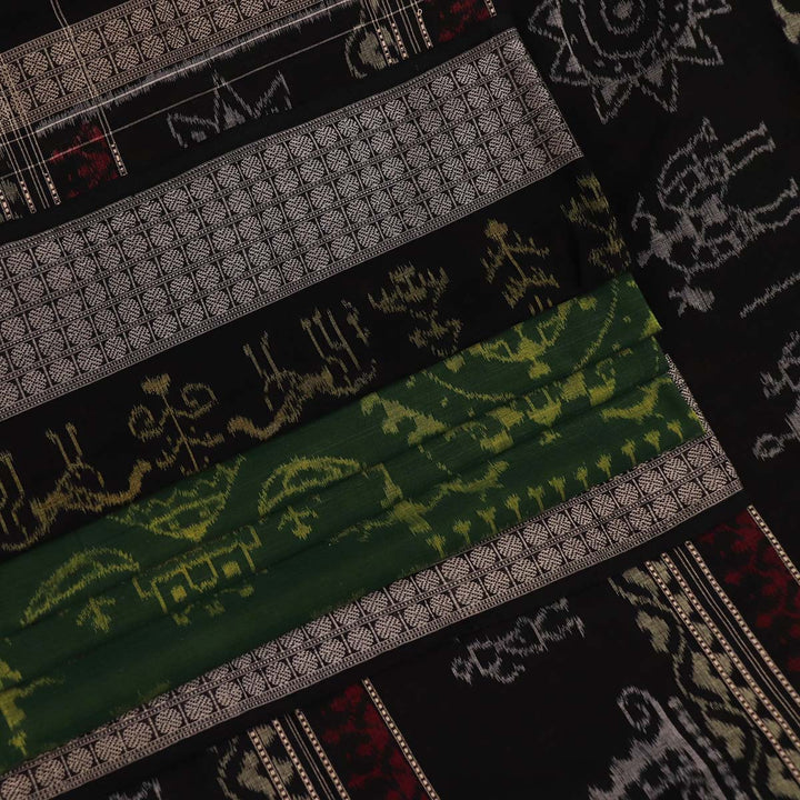 Handloom Sambalpuri Cotton Ikkat  Saree