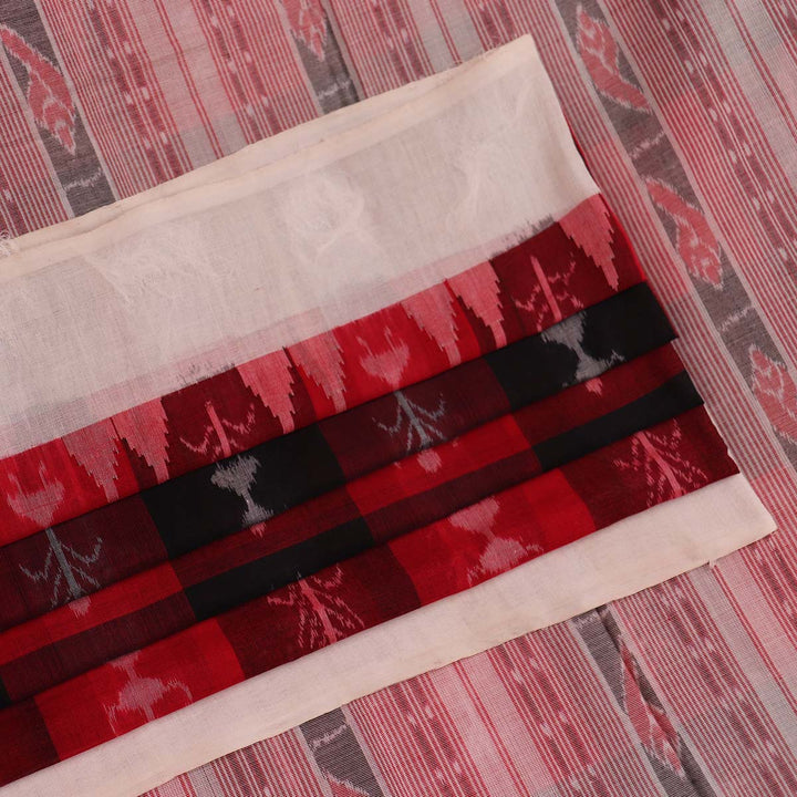 Handloom Sambalpuri Cotton Ikkat  Saree