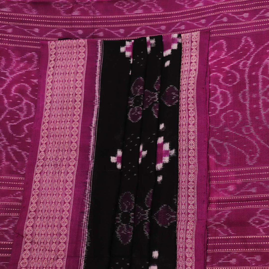 Handloom Sambalpuri Cotton Ikkat  Saree
