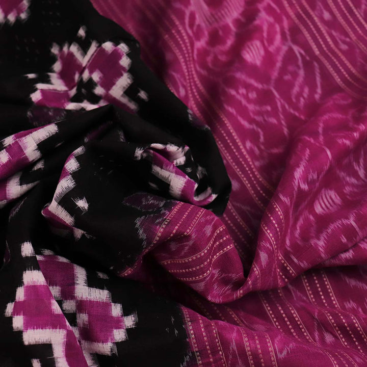 Handloom Sambalpuri Cotton Ikkat  Saree