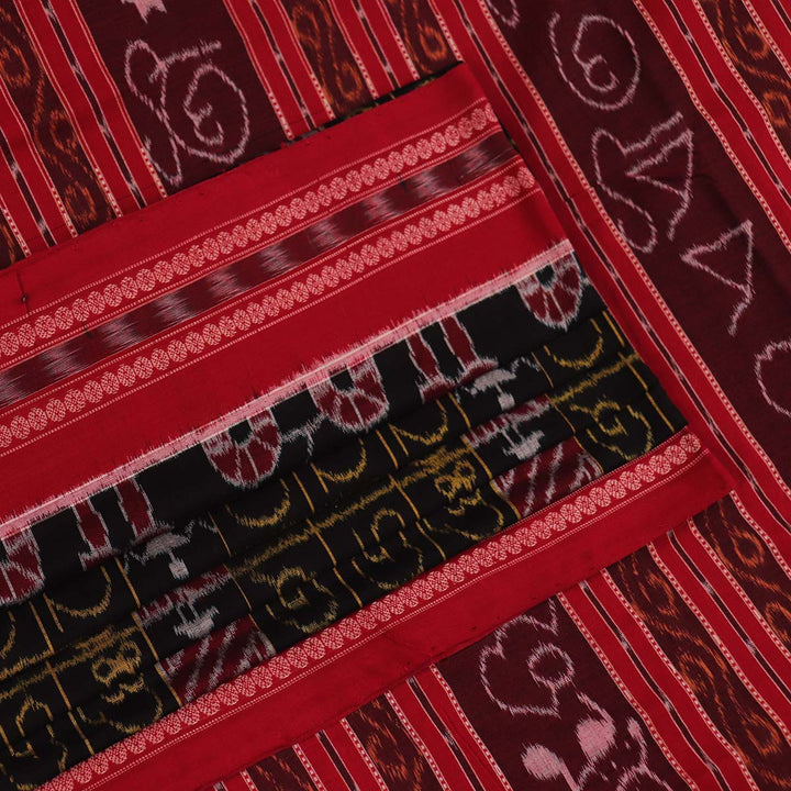 Handloom Sambalpuri Cotton Ikkat  Saree