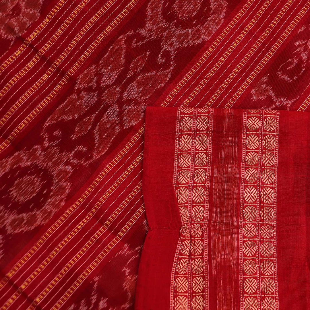 Handloom Sambalpuri Cotton Ikkat  Saree