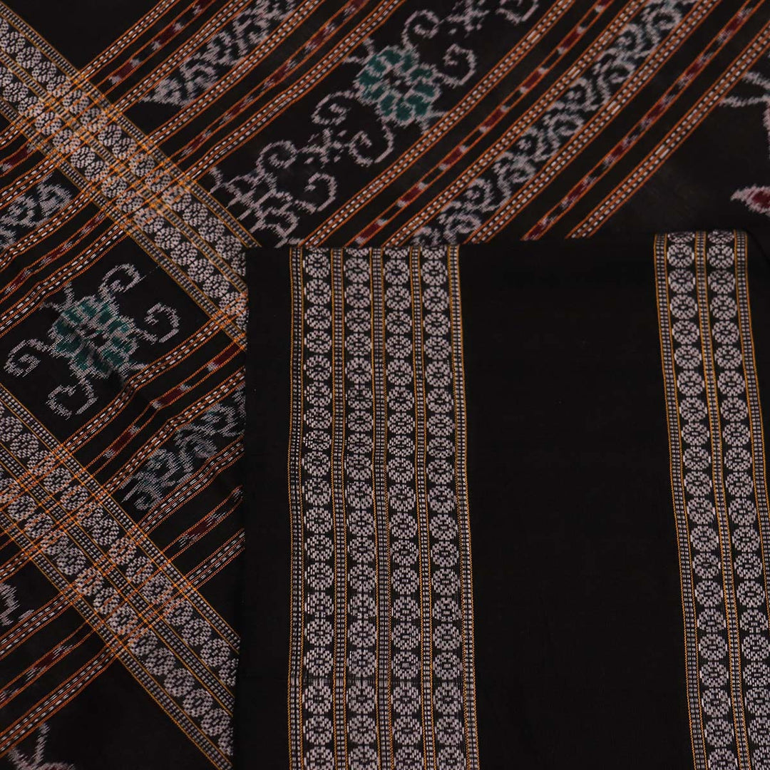 Handloom Sambalpuri Cotton Ikkat  Saree