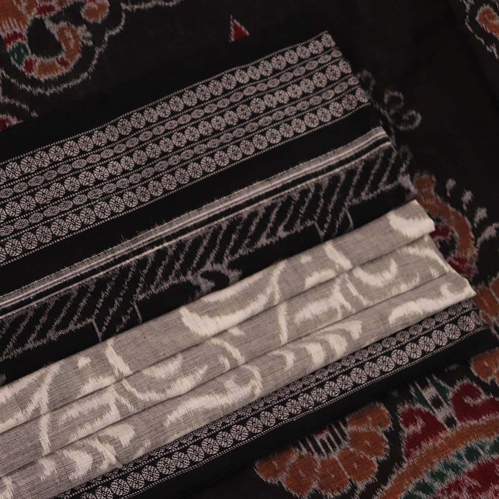 Handloom Sambalpuri Cotton Ikkat  Saree