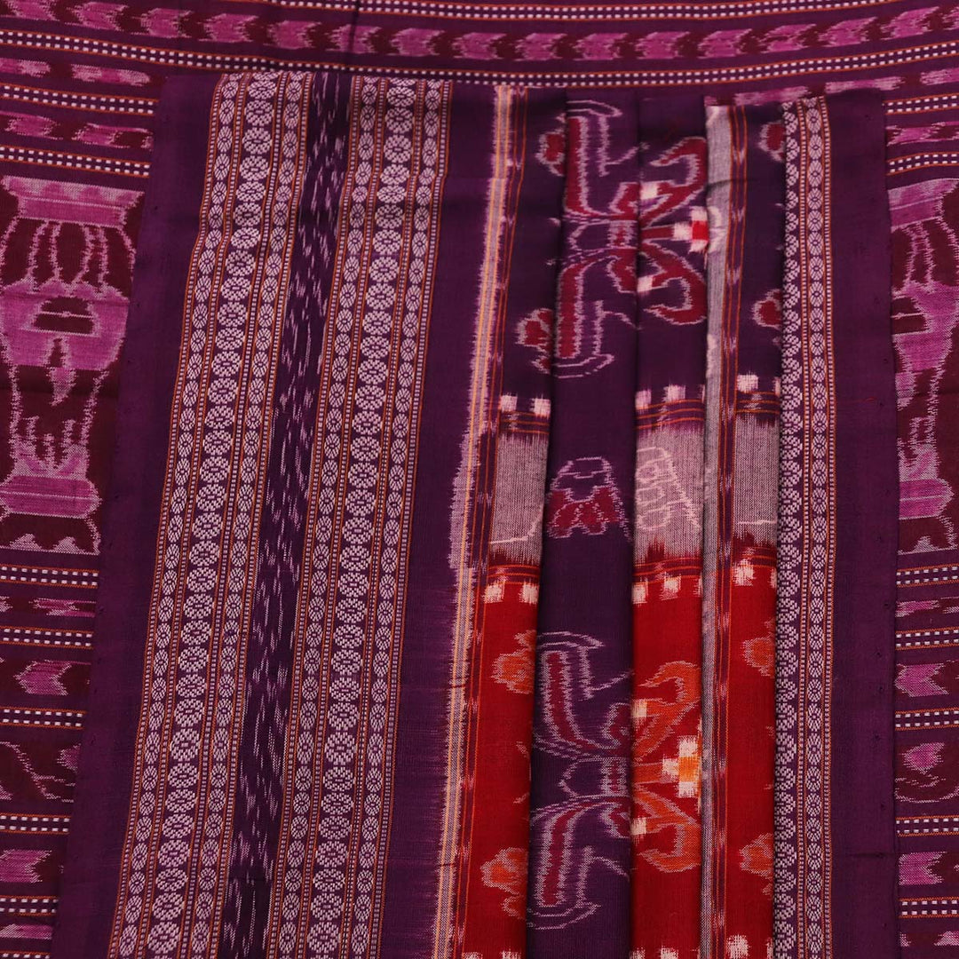 Handloom Sambalpuri Cotton Ikkat  Saree