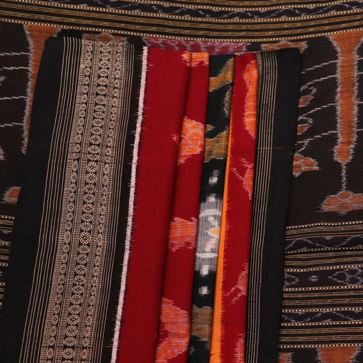 Handloom Sambalpuri Cotton Ikkat  Saree