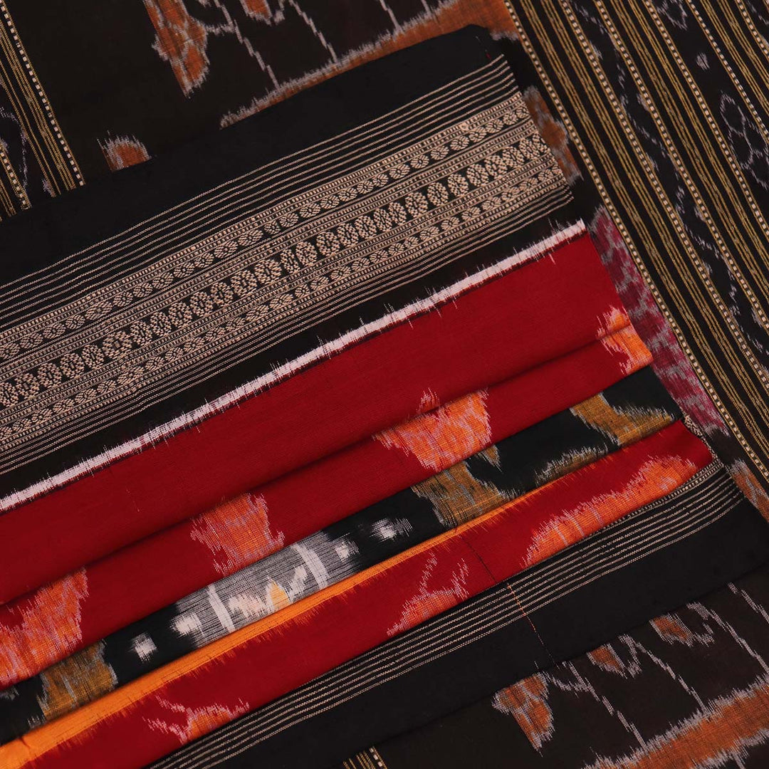 Handloom Sambalpuri Cotton Ikkat  Saree