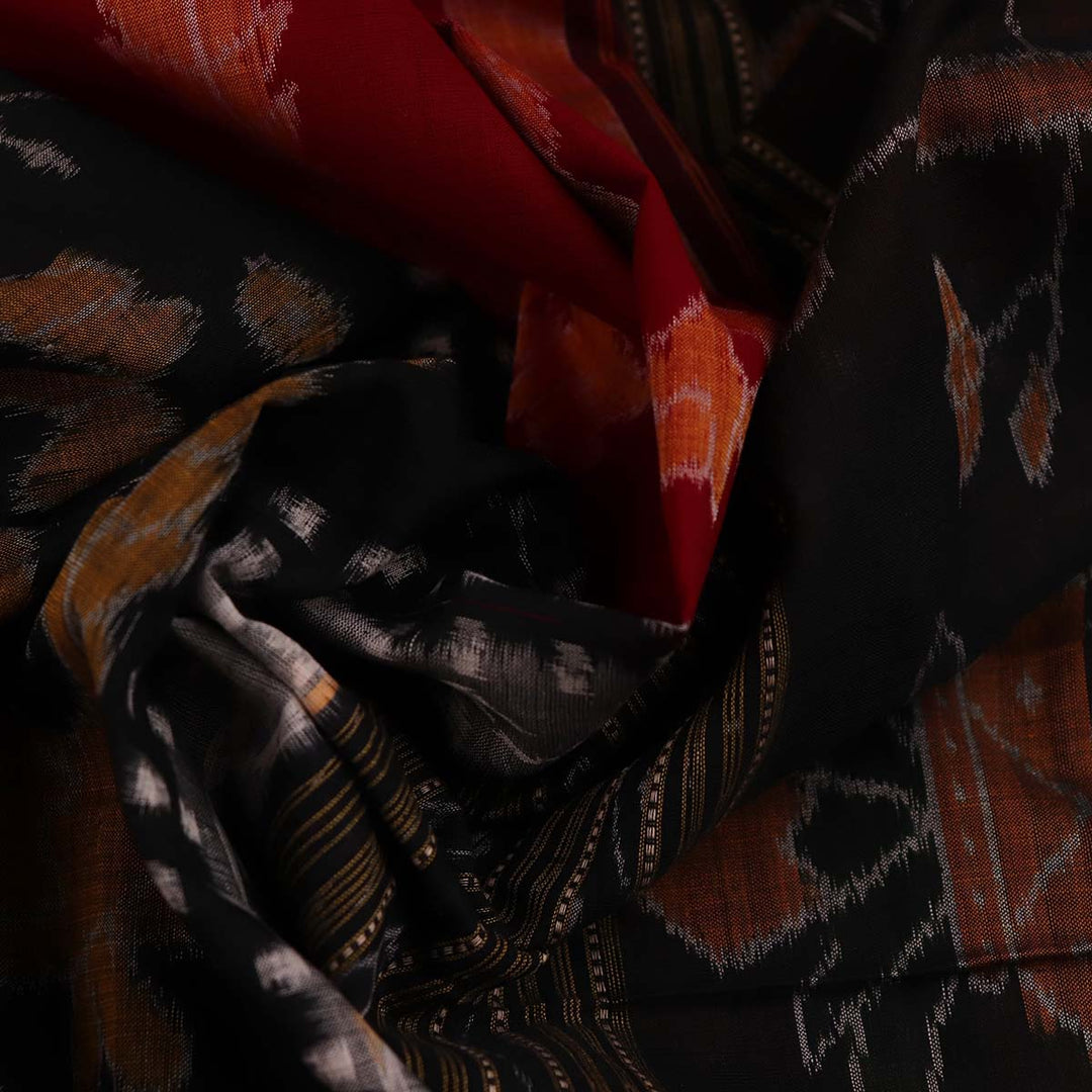 Handloom Sambalpuri Cotton Ikkat  Saree