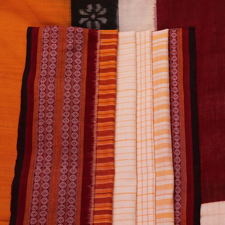 Handloom Sambalpuri Cotton Ikkat  Saree