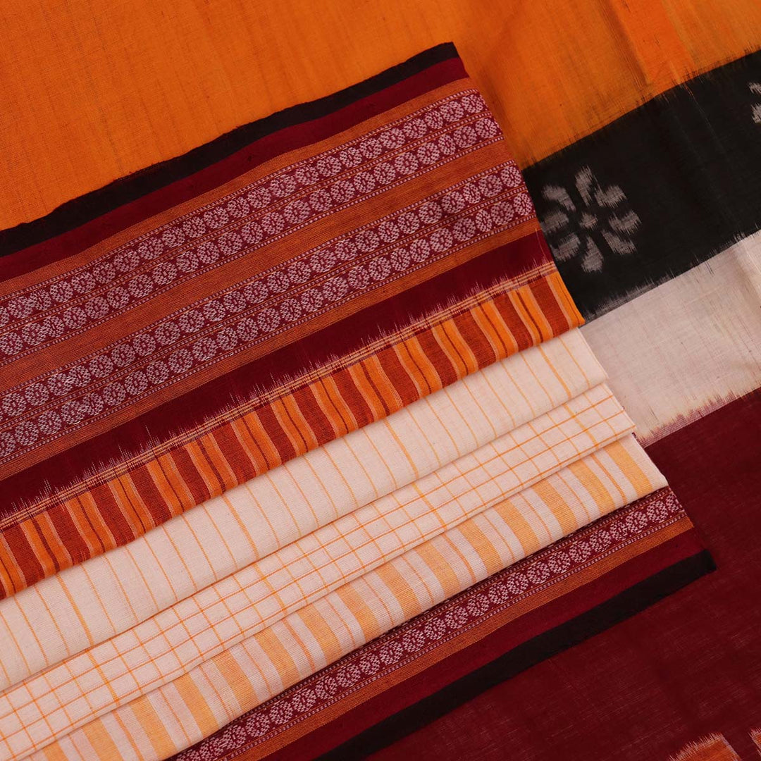 Handloom Sambalpuri Cotton Ikkat  Saree