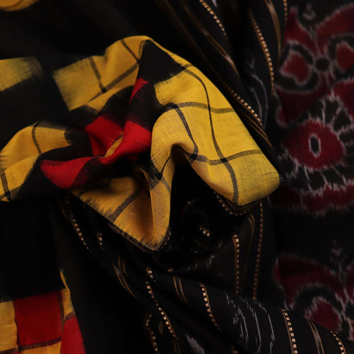 Handloom Sambalpuri Cotton Ikkat  Saree