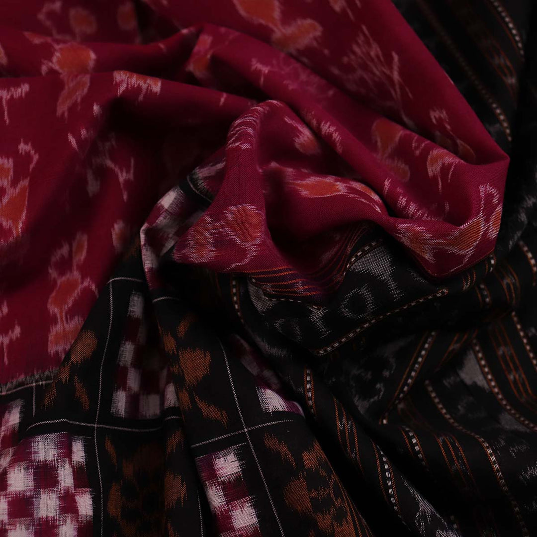Handloom Sambalpuri Cotton Ikkat  Saree