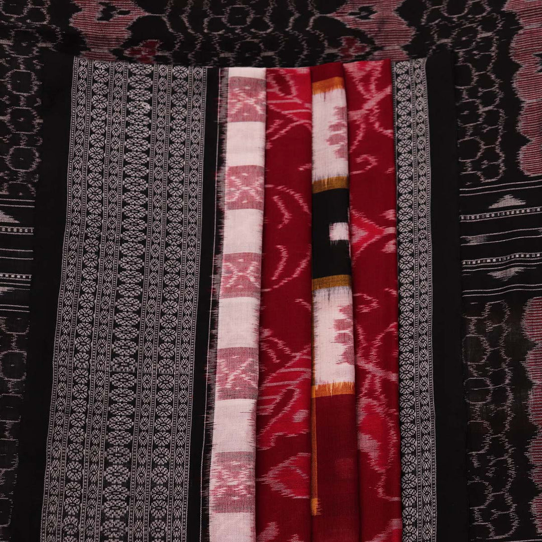 Handloom Sambalpuri Cotton Ikkat  Saree