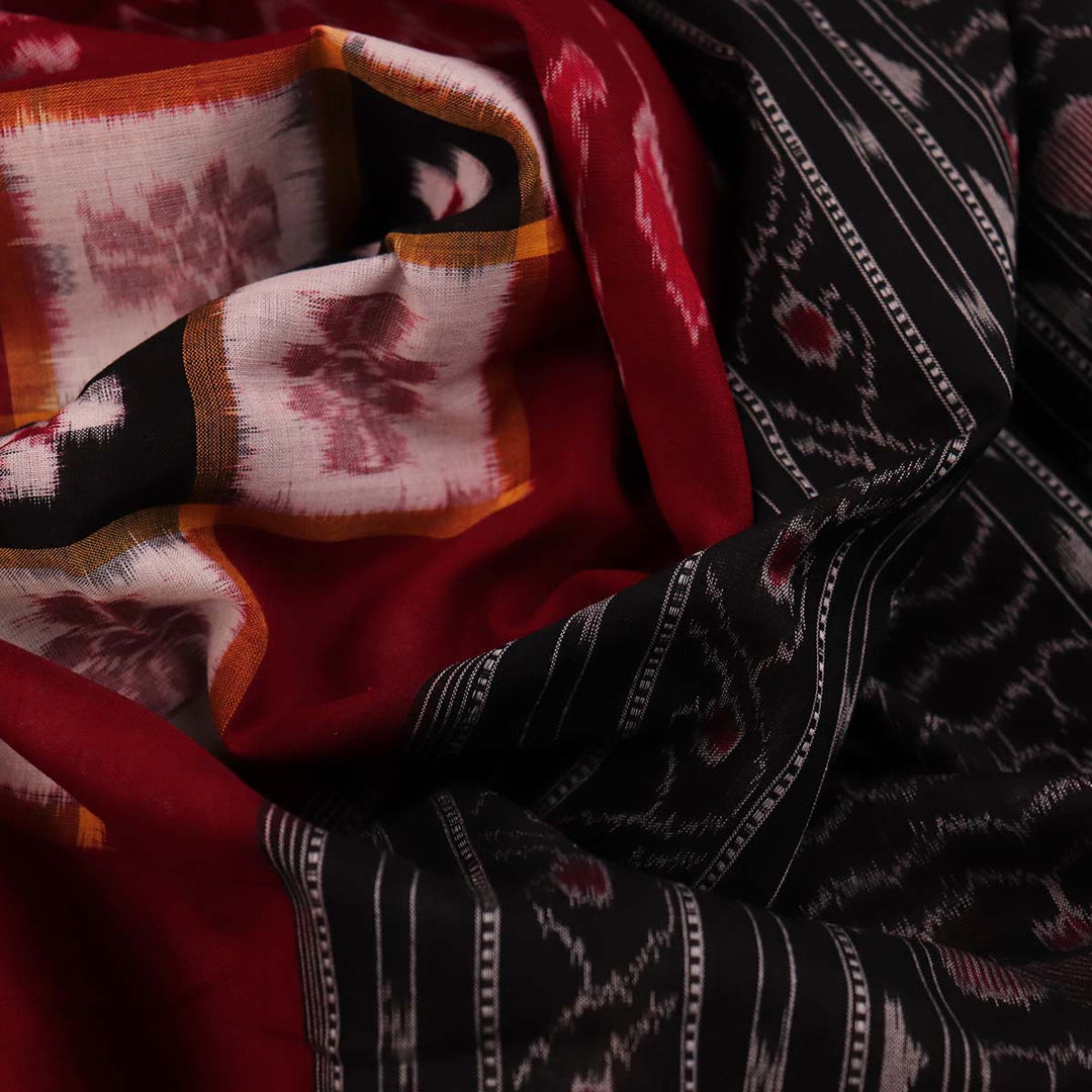 Handloom Sambalpuri Cotton Ikkat  Saree
