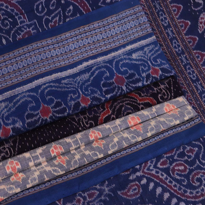 Handloom Sambalpuri Cotton Ikkat  Saree