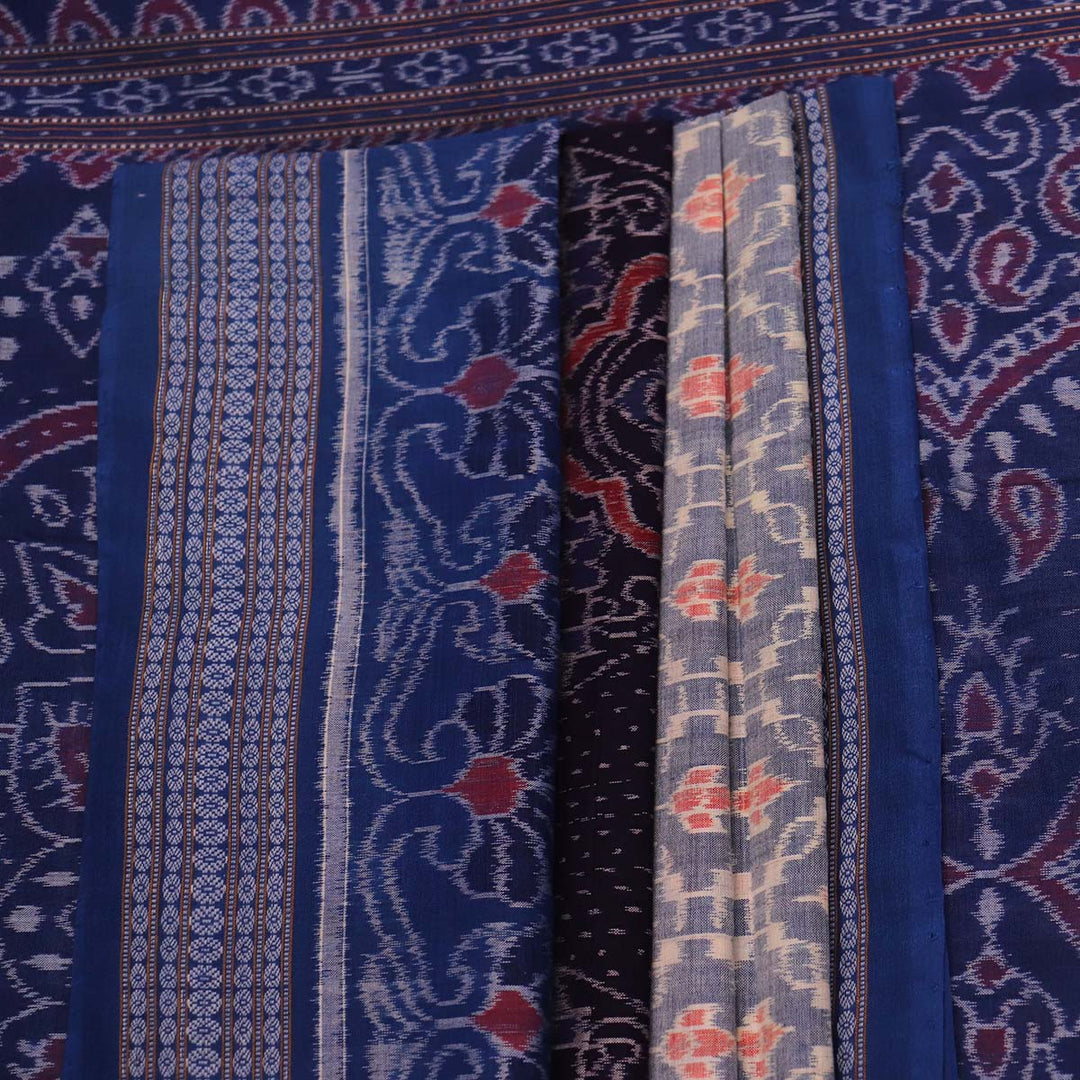 Handloom Sambalpuri Cotton Ikkat  Saree