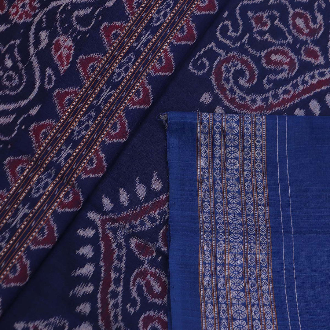 Handloom Sambalpuri Cotton Ikkat  Saree