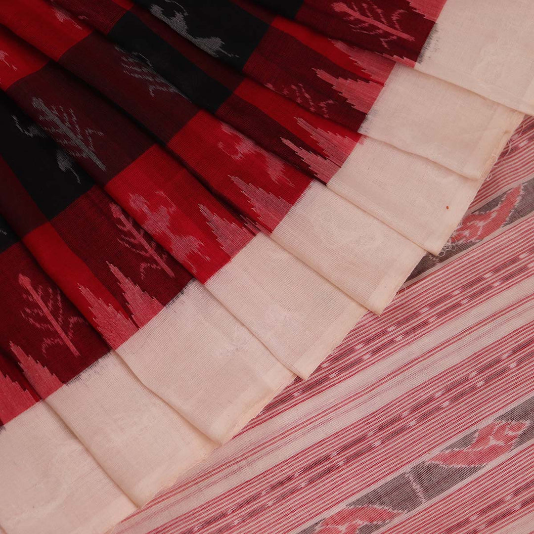 Handloom Sambalpuri Cotton Ikkat  Saree