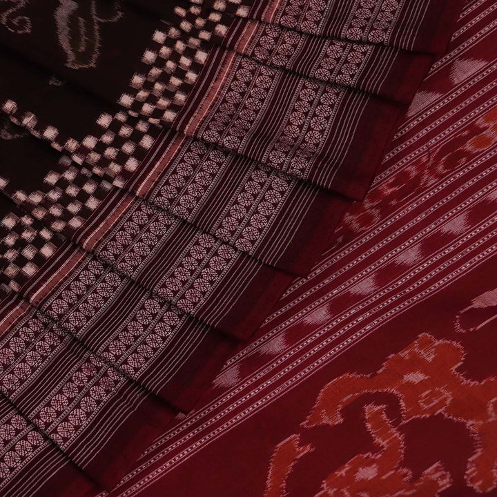 Handloom Sambalpuri Cotton Ikkat  Saree