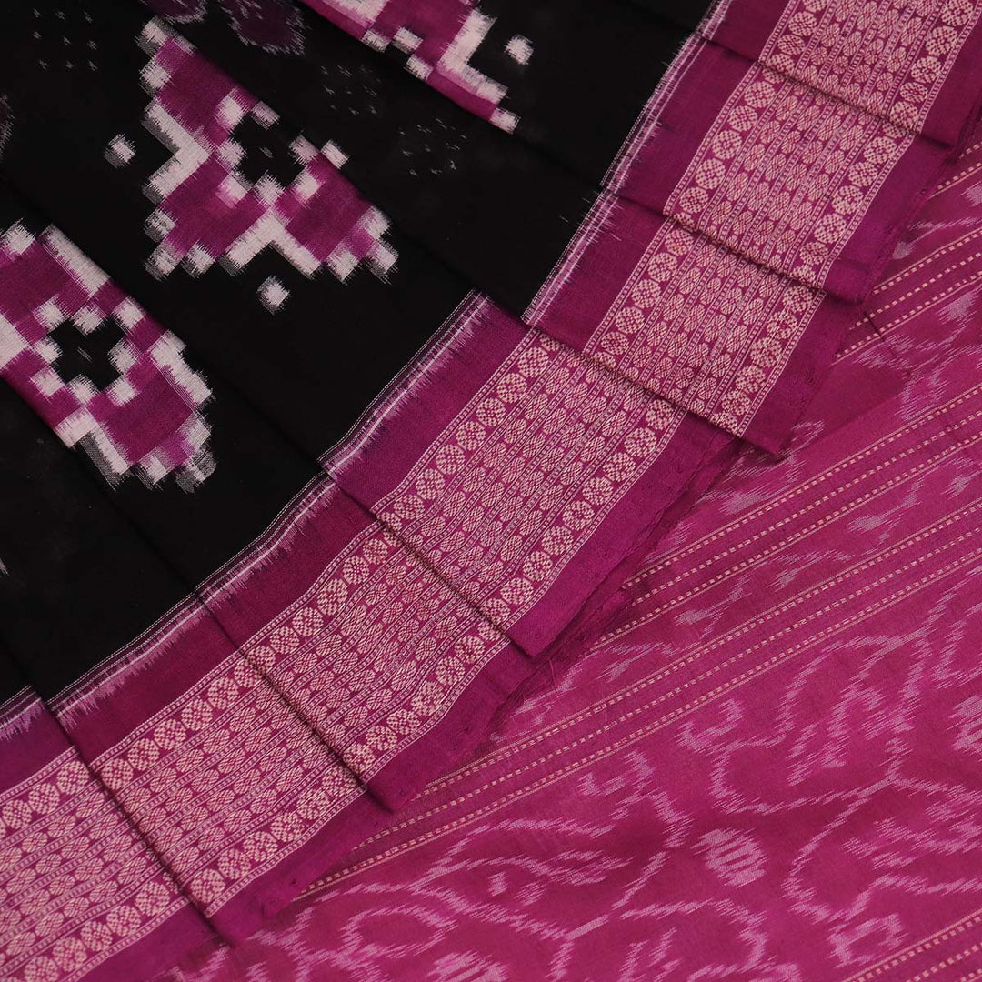 Handloom Sambalpuri Cotton Ikkat  Saree