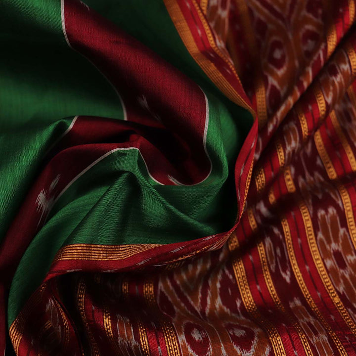 Sambalpuri Handloom Silk Saree - Luxurious Pata