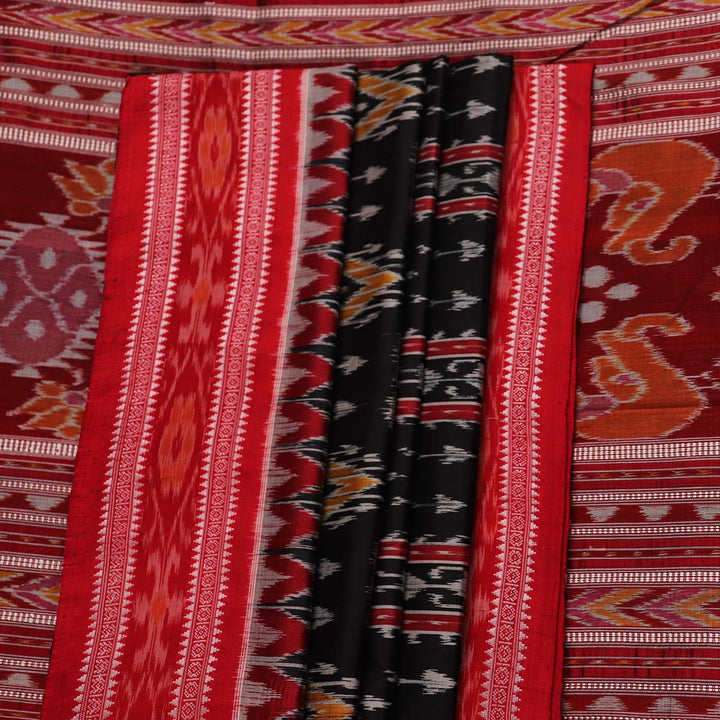 Sambalpuri Handloom Silk Saree - Luxurious Pata
