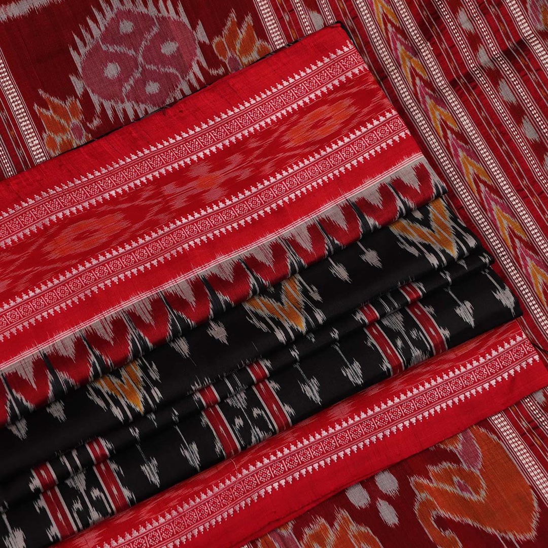 Sambalpuri Handloom Silk Saree - Luxurious Pata