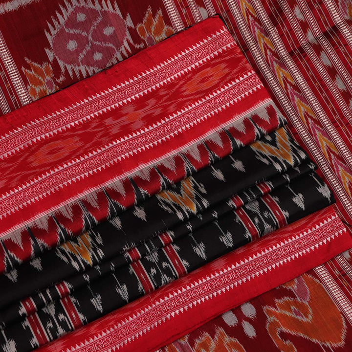 Sambalpuri Handloom Silk Saree - Luxurious Pata