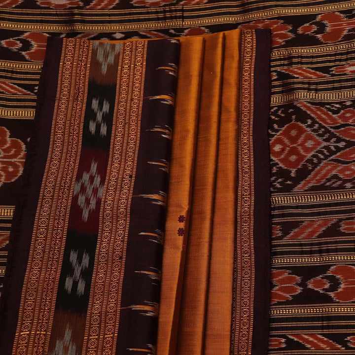 Sambalpuri Handloom Silk Saree - Luxurious Pata