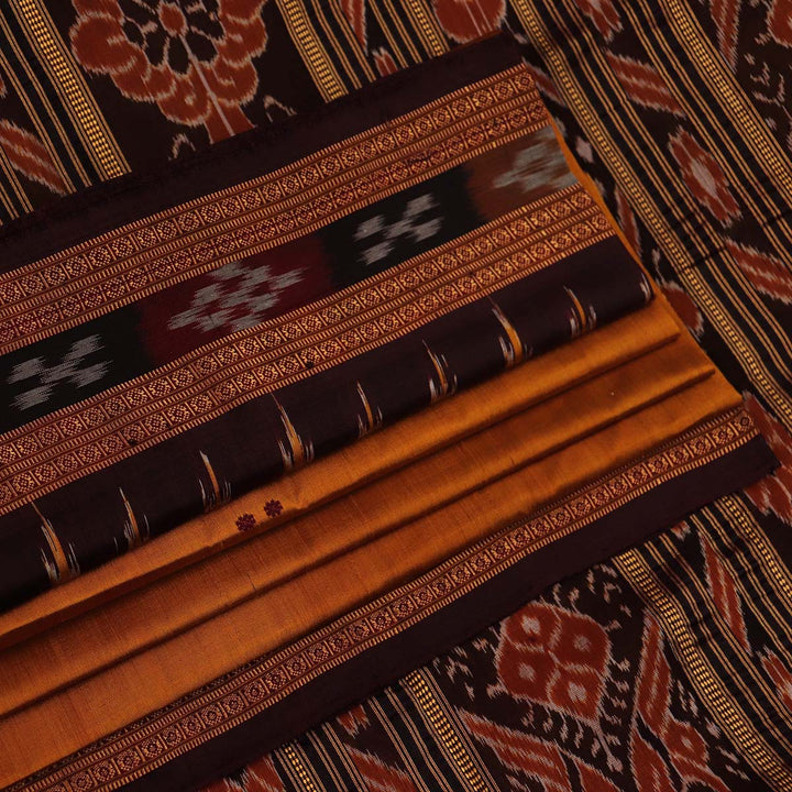 Sambalpuri Handloom Silk Saree - Luxurious Pata
