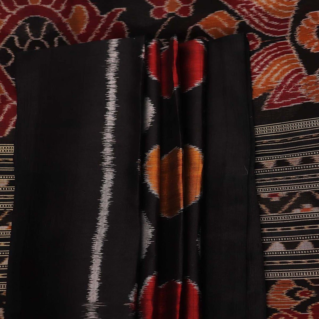 Sambalpuri Handloom Silk Saree - Luxurious Pata