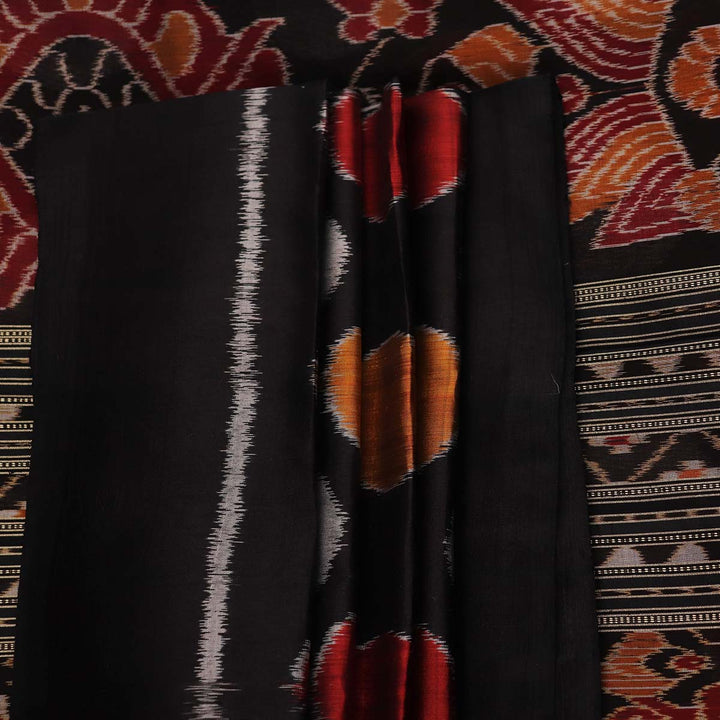 Sambalpuri Handloom Silk Saree - Luxurious Pata