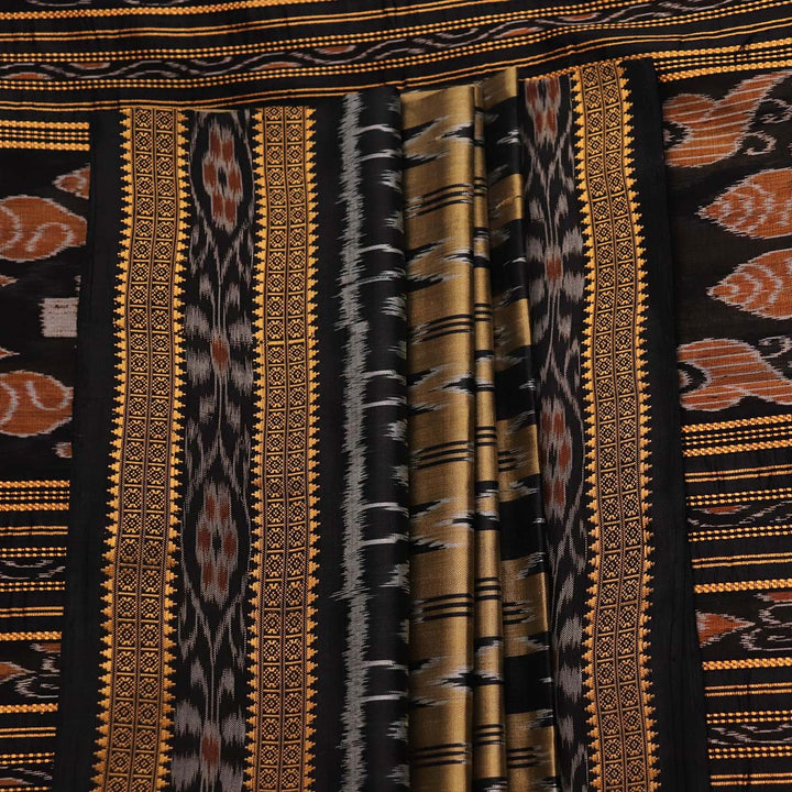 Sambalpuri Handloom Silk Saree - Luxurious Pata