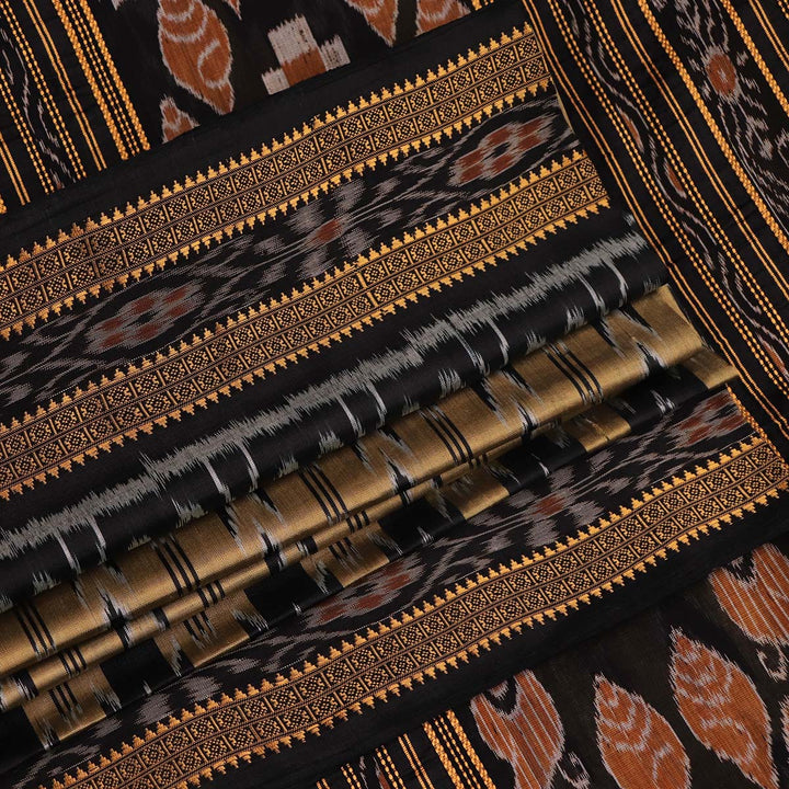Sambalpuri Handloom Silk Saree - Luxurious Pata