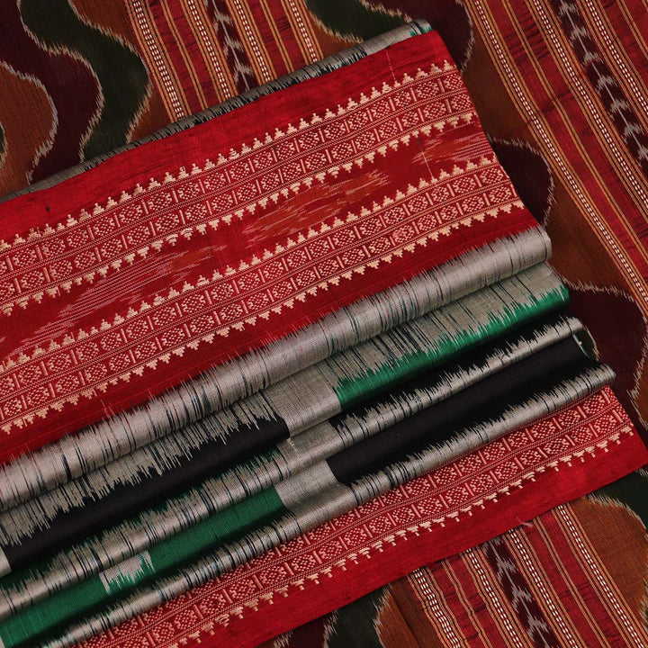 Sambalpuri Handloom Silk Saree - Luxurious Pata