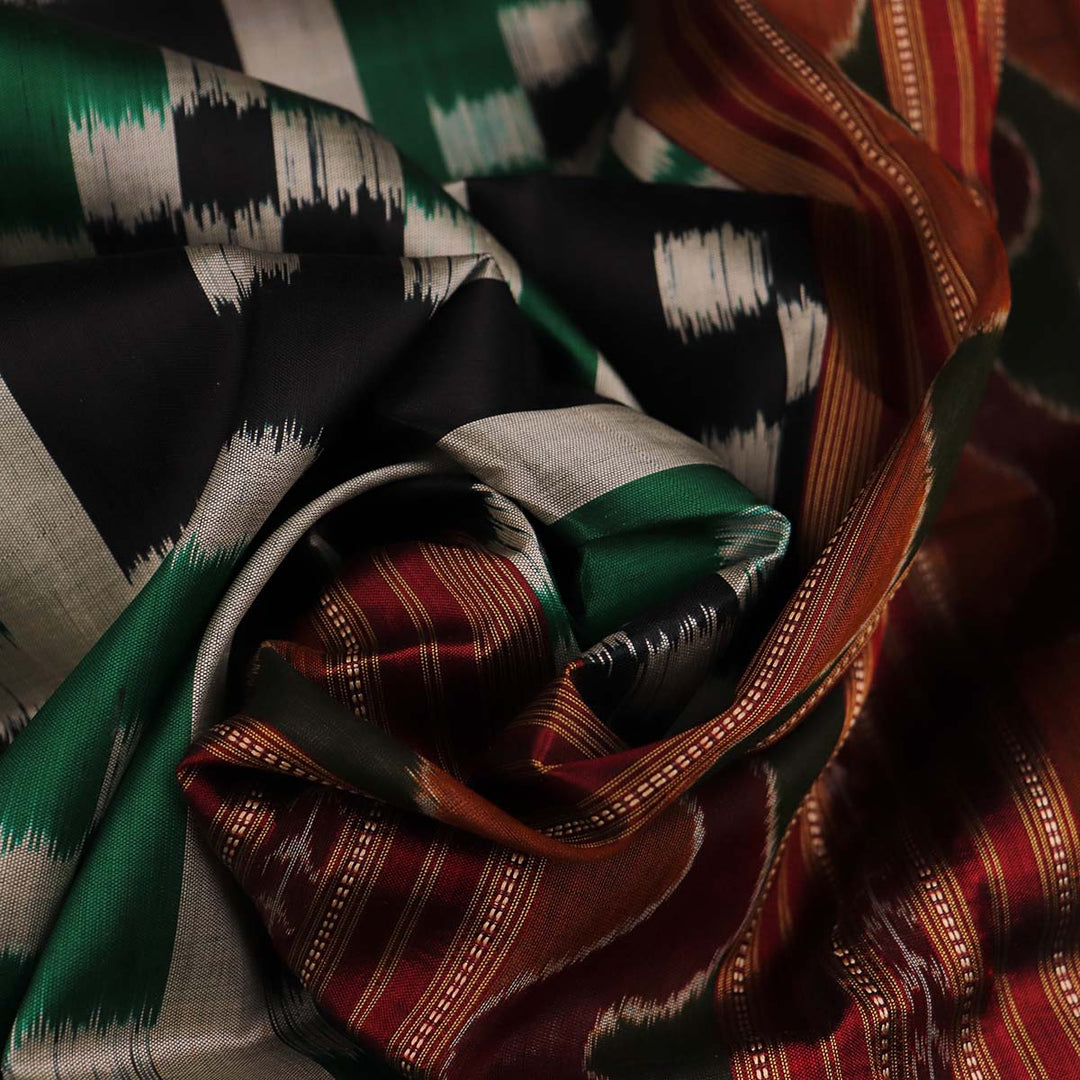 Sambalpuri Handloom Silk Saree - Luxurious Pata