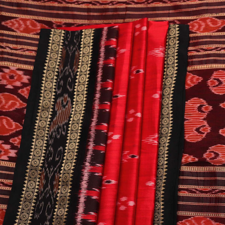 Sambalpuri Handloom Silk Saree - Luxurious Pata
