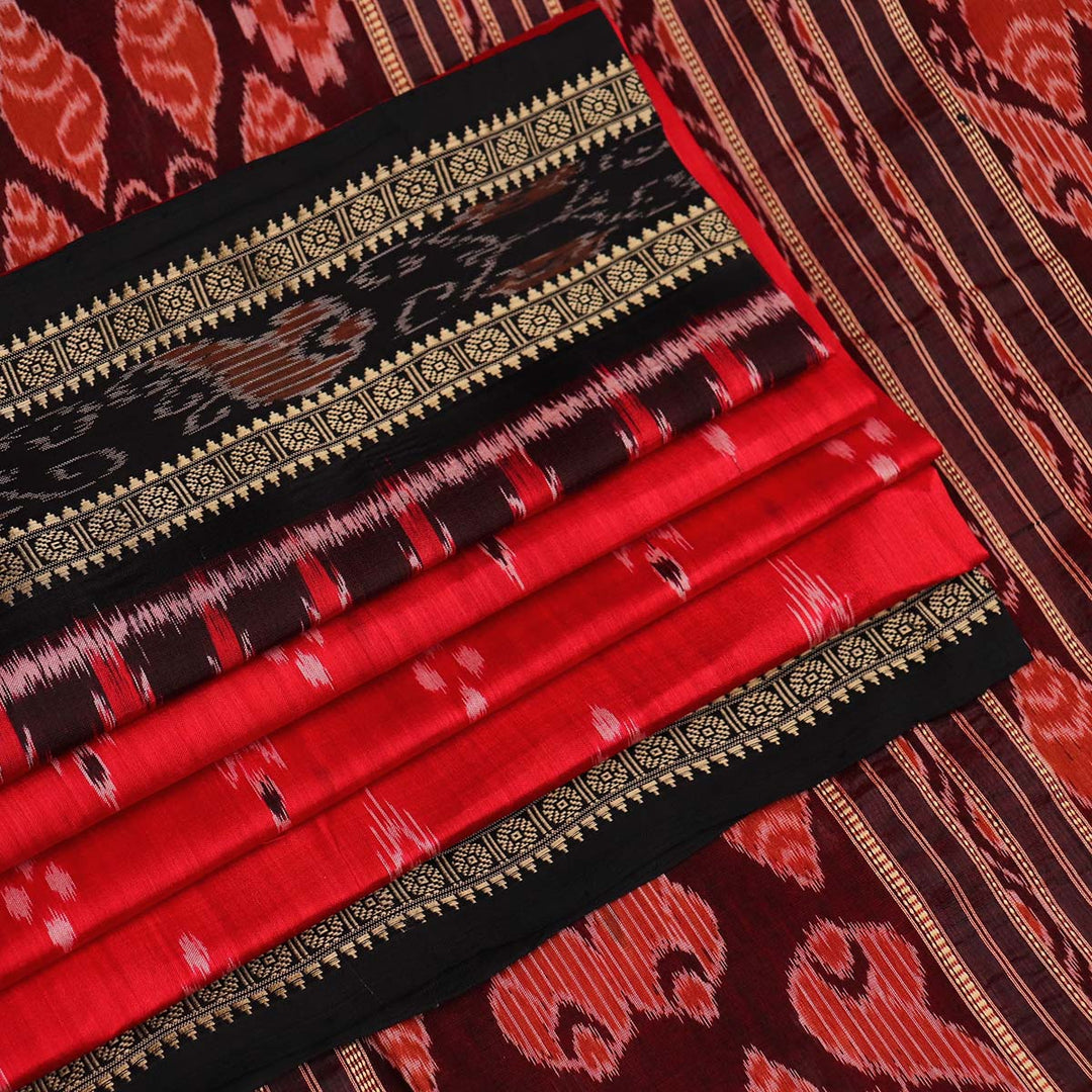 Sambalpuri Handloom Silk Saree - Luxurious Pata