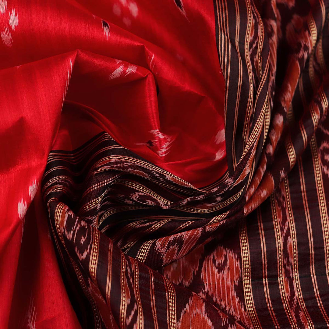 Sambalpuri Handloom Silk Saree - Luxurious Pata